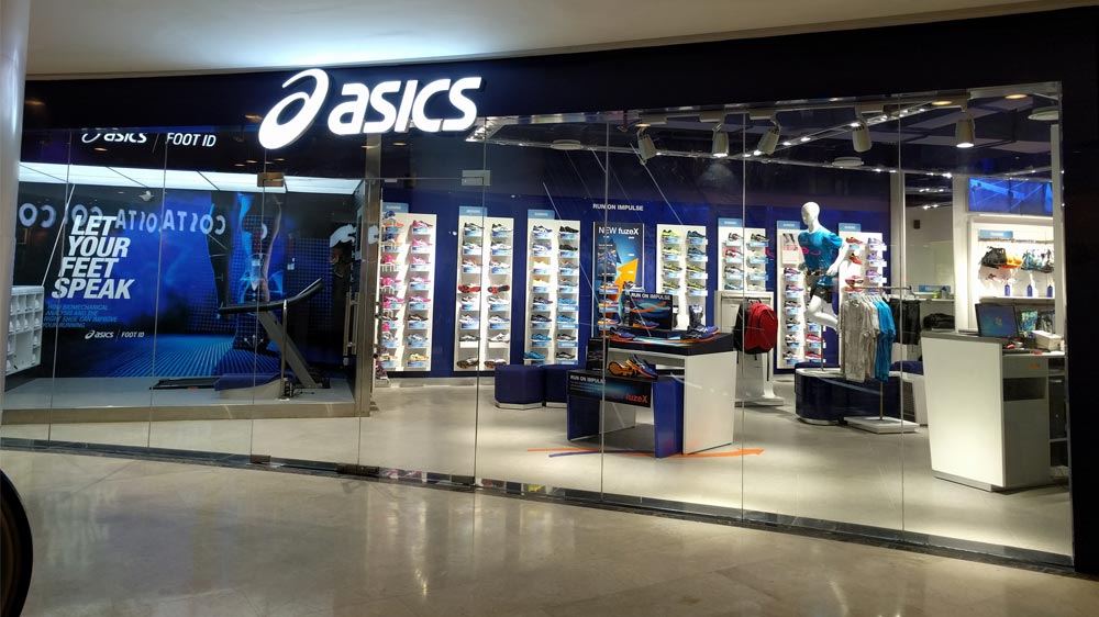 asics shoes showroom in delhi